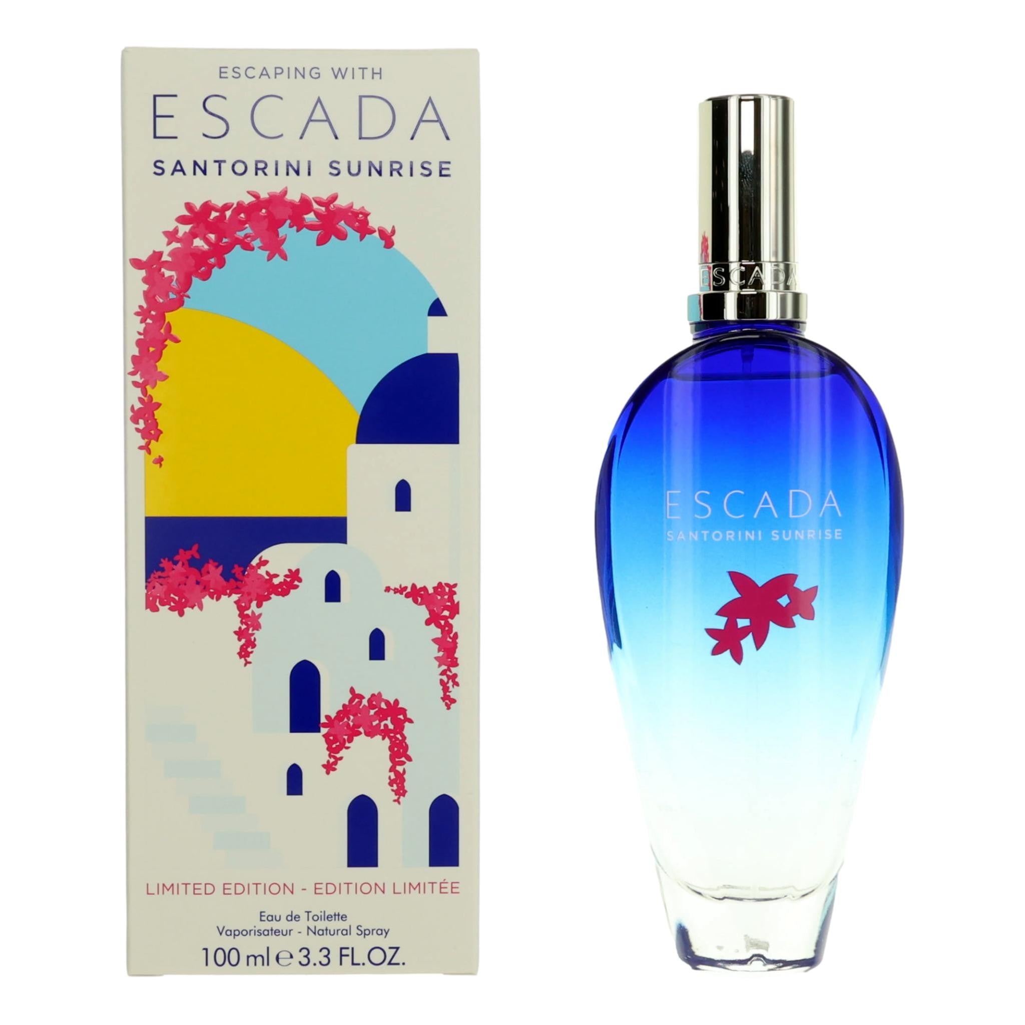 Photo of Escaping with Escada Santorini Sunrise by Escada, 3.3oz EDT Spray women